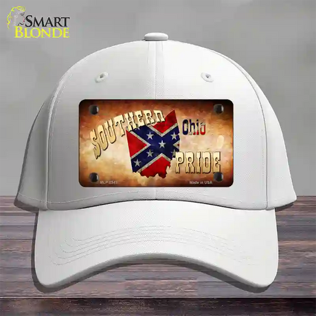 Southern Pride Ohio Novelty License Plate Hat Cotton / White