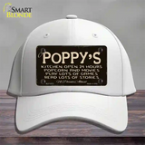 At Poppys Novelty License Plate Hat Cotton / White