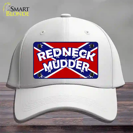 Redneck Mudder Novelty License Plate Hat Cotton / White