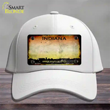 Indiana Rusty State Novelty License Plate Hat Cotton / White