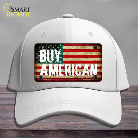 Buy American Novelty License Plate Hat Cotton / White