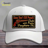 Guns Dont Kill People Novelty License Plate Hat Cotton / White