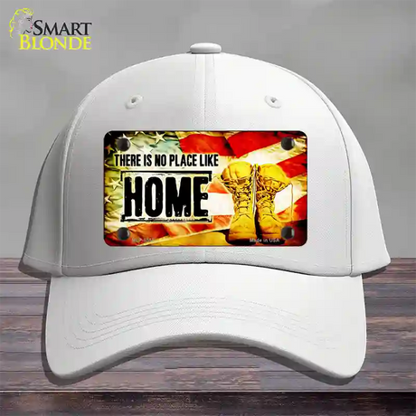 There Is No Place Like Home Novelty License Plate Hat Cotton / White