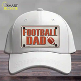 Football Dad Novelty License Plate Hat Cotton / White