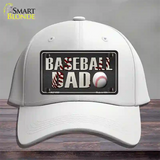 Baseball Dad Novelty License Plate Hat Cotton / White