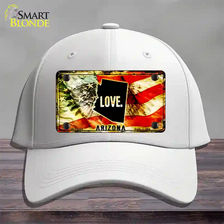 Arizona Love Novelty License Plate Hat Cotton / White