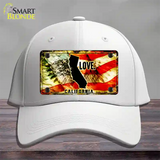 California Love Novelty License Plate Hat Cotton / White