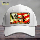 Hawaii Love Novelty License Plate Hat Cotton / White