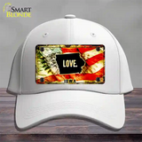 Iowa Love Novelty License Plate Hat Cotton / White