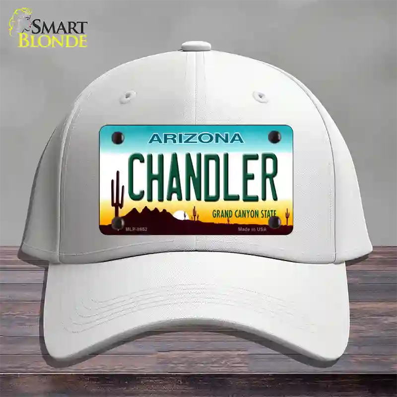 Chandler Arizona Novelty License Plate Hat Cotton / White