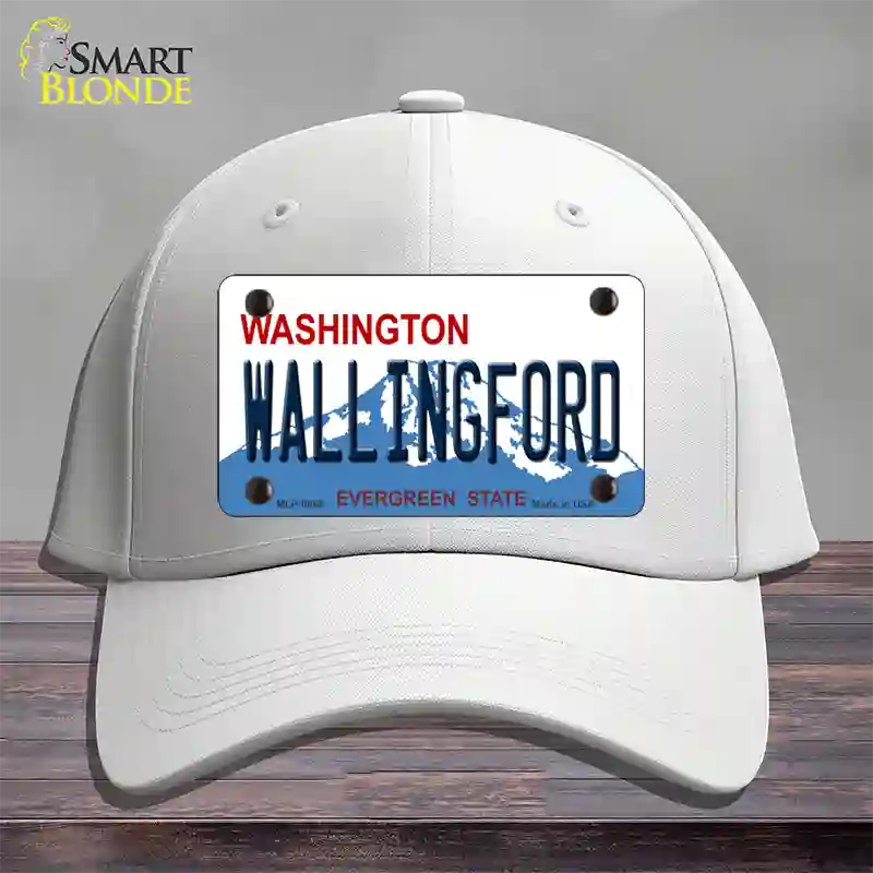 Washington Wallingford Novelty License Plate Hat Cotton / White