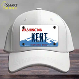 Kent Washington Novelty License Plate Hat Cotton / White