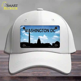 Washington DC Silhouette Novelty License Plate Hat Cotton / White