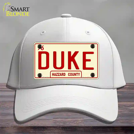 Duke Novelty License Plate Hat Cotton / White