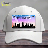 Columbus Silhouette Novelty License Plate Hat Cotton / White