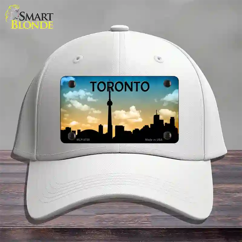 Toronto Silhouette Novelty License Plate Hat Cotton / White