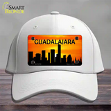 Guadalajara Silhouette Novelty License Plate Hat Cotton / White