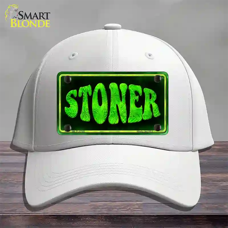 Stoner Novelty License Plate Hat Cotton / White