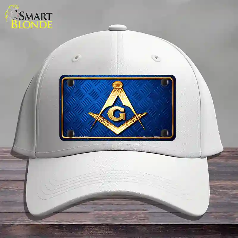 Freemasonry Novelty License Plate Hat Cotton / White