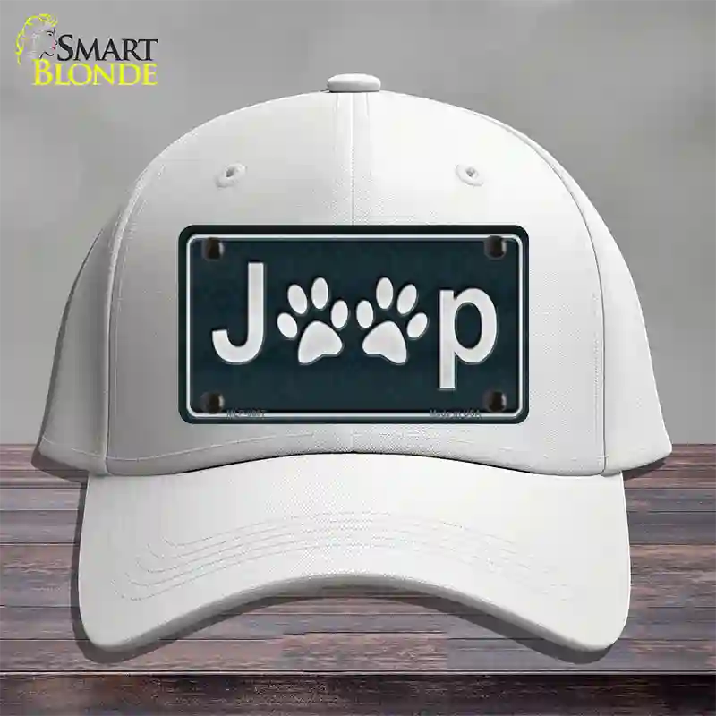 J**p Novelty License Plate Hat Cotton / White