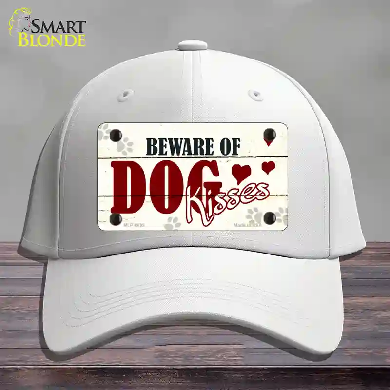 Beware of Dogs Novelty License Plate Hat Cotton / White