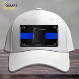 New Mexico Thin Blue Line Novelty License Plate Hat Cotton / White