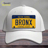 Bronx New York Novelty License Plate Hat Cotton / White