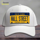 Wall Street New York Novelty License Plate Hat Cotton / White