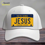 Jesus New York Novelty License Plate Hat Cotton / White