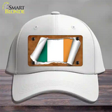 Ireland Flag Scroll Novelty License Plate Hat Cotton / White