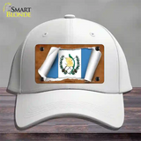 Guatemala Flag Scroll Novelty License Plate Hat Cotton / White