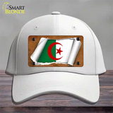 Algeria Flag Scroll Novelty License Plate Hat Cotton / White