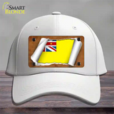 Nive Flag Scroll Novelty License Plate Hat Cotton / White