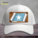 Somalia Flag Scroll Novelty License Plate Hat Cotton / White