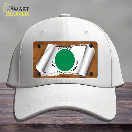 Somaliland Flag Scroll Novelty License Plate Hat Cotton / White