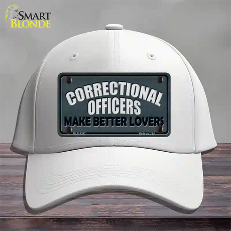 Corrections Officer Better Lover Novelty License Plate Hat Cotton / White