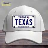 Texas Novelty License Plate Hat Cotton / White