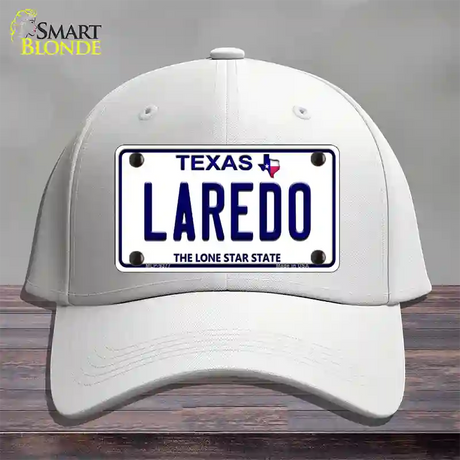 Laredo Texas Novelty License Plate Hat Cotton / White