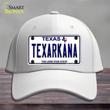 Texarkana Texas Novelty License Plate Hat Cotton / White