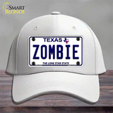 Zombie Texas Novelty License Plate Hat Cotton / White