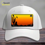 AZ Blank Scenic Novelty License Plate Hat Cotton / White