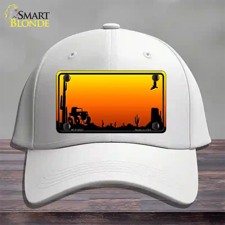 Jeep Blank Scenic Novelty License Plate Hat Cotton / White