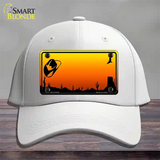 Cowboy Hat Blank Scenic Novelty License Plate Hat Cotton / White