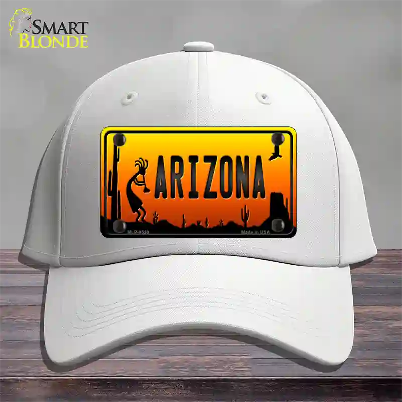 Kokopelli Arizona Scenic Novelty License Plate Hat Cotton / White