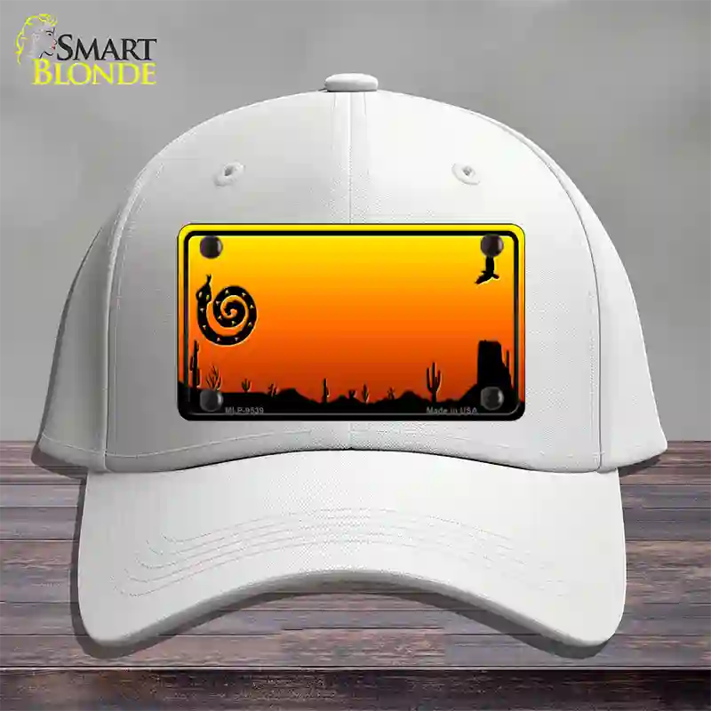 Snake Blank Scenic Novelty License Plate Hat Cotton / White