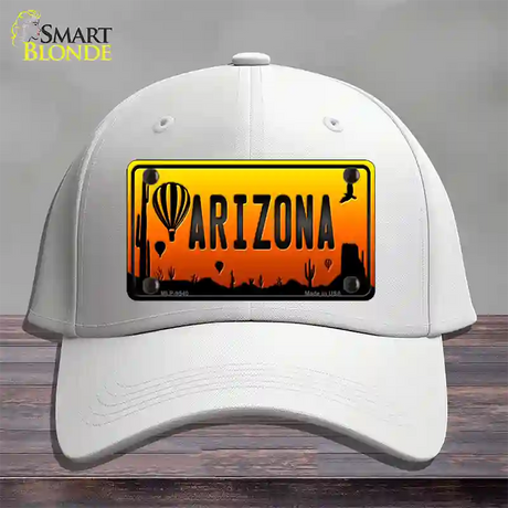 Balloon Arizona Scenic Novelty License Plate Hat Cotton / White