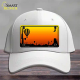 Balloon Blank Scenic Novelty License Plate Hat Cotton / White