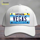 Vegas Nevada Novelty License Plate Hat Cotton / White