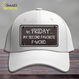 Friday Novelty License Plate Hat Cotton / White