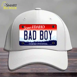 Bad Boy Idaho Novelty License Plate Hat Cotton / White